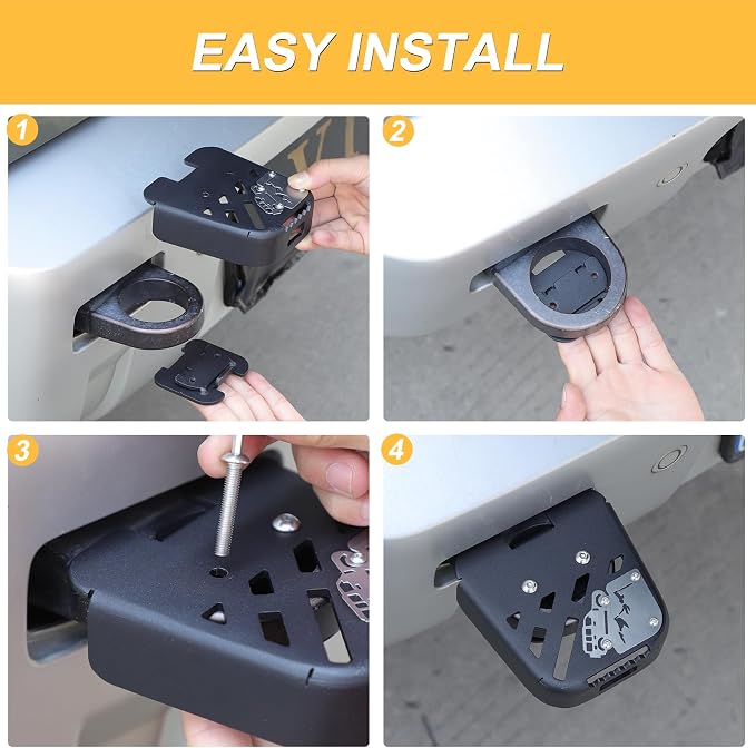 Rear Tow Towing Hook Foot Pedal - Image 6