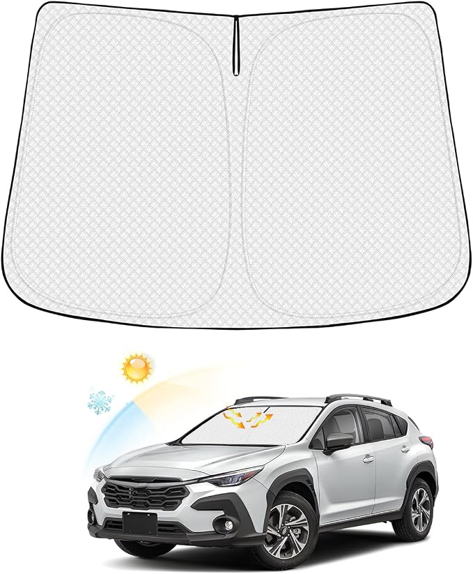 Windshield Sun Shade for Subaru Crosstrek 2024 2025 2026 Accessories Thicken by Canvcle