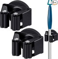 2 Pcs Magnetic Mop Broom Holder Movable Magnetic Broom Holder Rack, Anti Slip by Vercraft