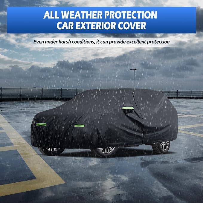 Car Cover Custom Fit for Toyota Highlander 2001-2025, Migaven Waterproof Full - Image 7
