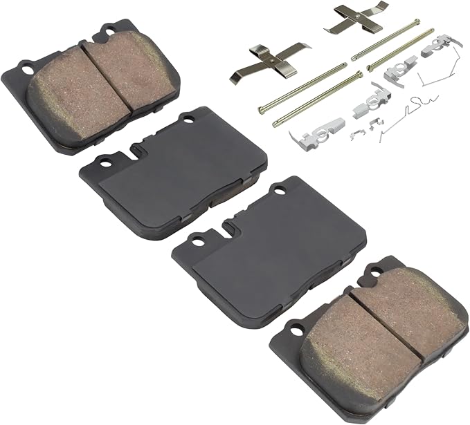 Premium Ceramic Front Brake Pads Compatible - Image 2