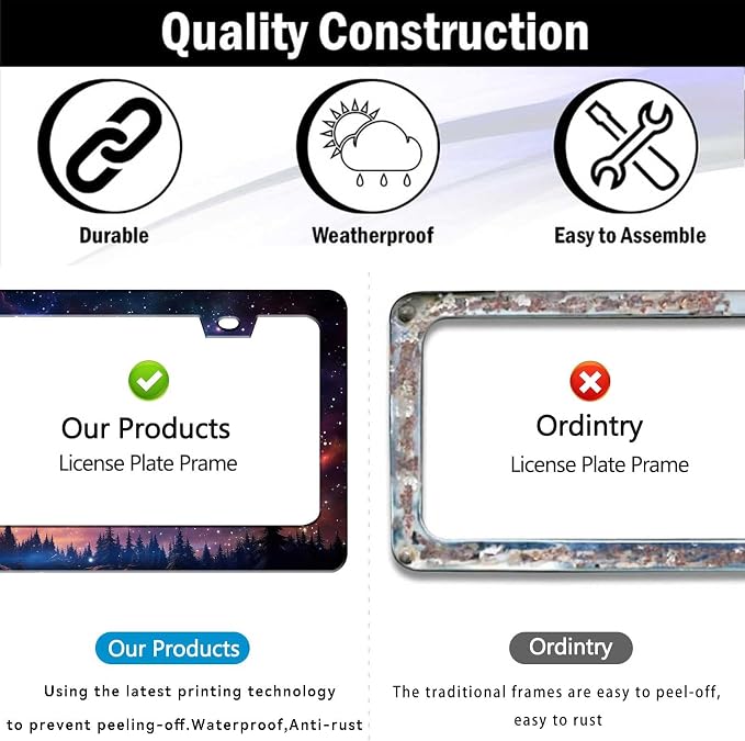 Universal License Plate Frame - Image 5