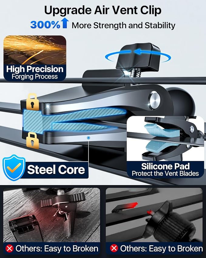 2025 Ultimate Car Phone Mount【98+LBS Strongest Suction & Military-Grade】【Patent - Image 4