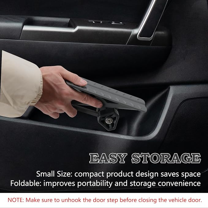 COWVIE Foldable Car Door Step Stand Pedal - Image 6