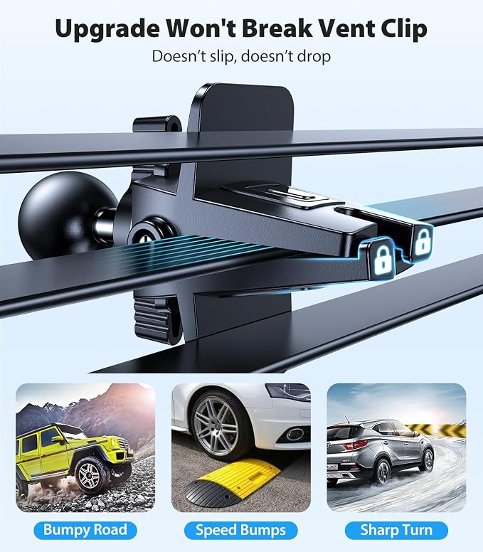 VICSEED for MagSafe Car Mount Magnetic Phone Holder for Car Vent 360 Adjustable - Image 5