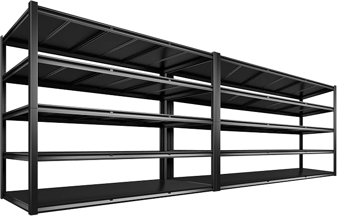 REIBII 60" W Garage Shelving Heavy Duty 3000LBS Storage Shelves Heavy Duty by REIBII