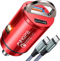 AINOPE 90W Super Fast Car Charger, Invisible USB C 45W Car Charger Fast by AINOPE10yearsforphoneaccessories