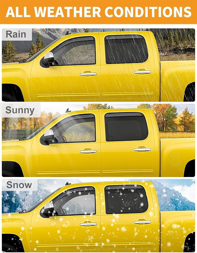 in-Channel Window Rain Guards Fit - Image 6