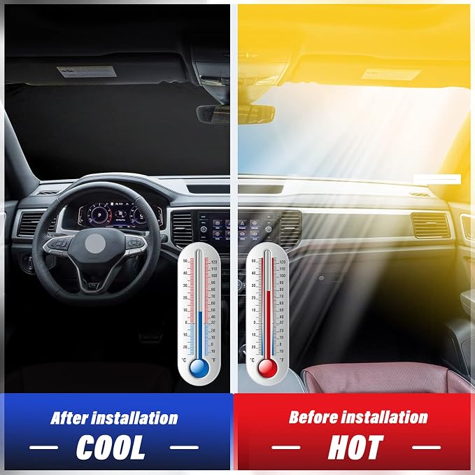 Car Windshield Sunshade Cover Shield Visor - Image 4