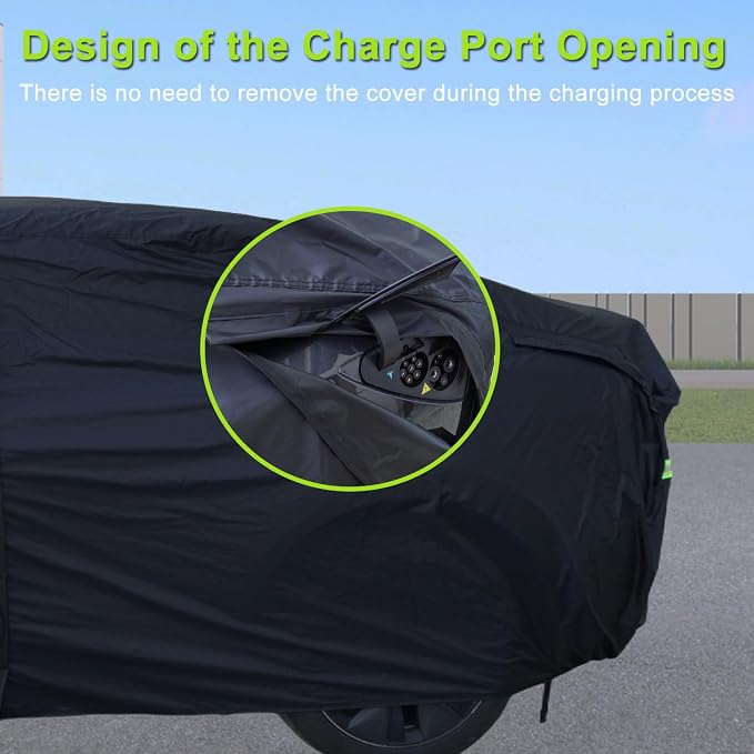 Car Cover Custom Fit for Tesla Model Y, Waterproof All Weather Full Exterior - Image 3