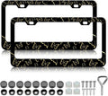 Golden Butterfly License Plate Frames by Unknown