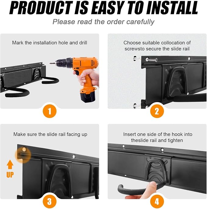 Bike Storage Rack Wall Mount Garage Hanger - Image 6