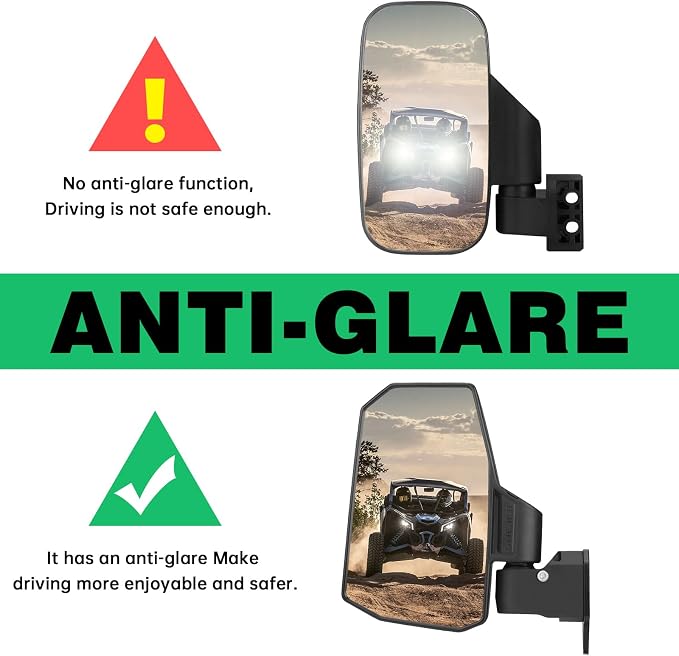 Defender Side Mirrors, The Spring Back Feature Allows Easy Reset After Fold - Image 9