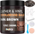Leather Recoloring Balm Dark Brown Leather Dye Vinyl Paint Car Interior Seat by ResyRuly