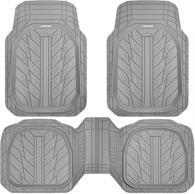 CAR PASS Deep Dish Rubber Floor Mats - Image 9