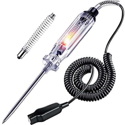 Heavy Duty Automotive Circuit Tester, Premium 6-24V Test Light by JASTIND