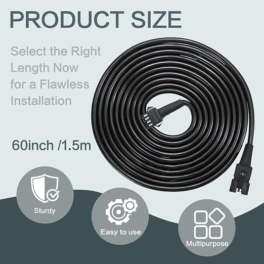 12 Pcs 4 Pin RGB Extension Cable RGB Wire - Image 2