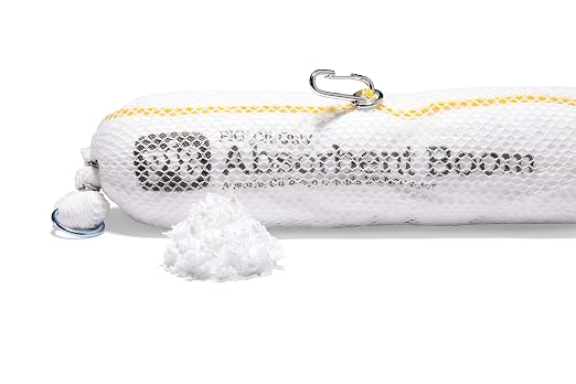 PIG Oil Boom - Oil-Only Absorbent Boom - 4 Pack - 5" x 10' Boom - Absorbs up to - Image 2