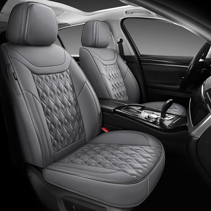 Car Seat Covers Full Set, Leather Seat Covers - Image 7