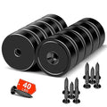 MIKEDE Strong Magnets Heavy Duty, 40LB Strong Rare Earth Magnets, Powerful Pot by MIKEDE