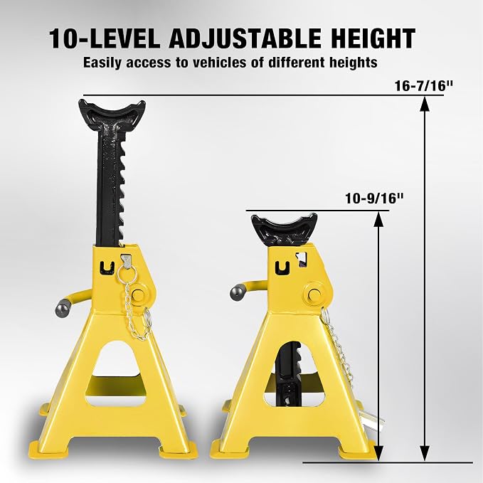 YELLOW JACKET 2 Ton Jack Stands - Image 5