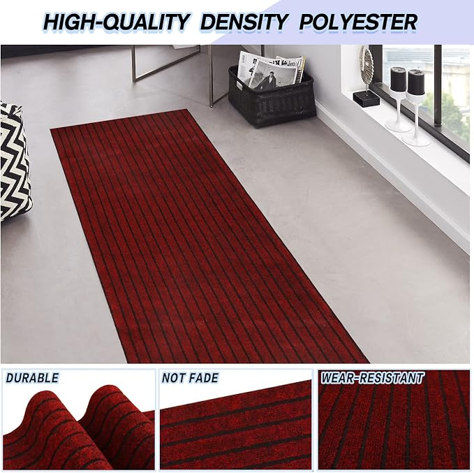 Custom Size Backed Non-Slip Area Rugs Runner, Easy Clean, Waterproof Runner Rugs - Image 2