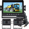 AHD 1080P Wired Reverse Rear View Backup Camera System, 2 IR Camera by ATPTK