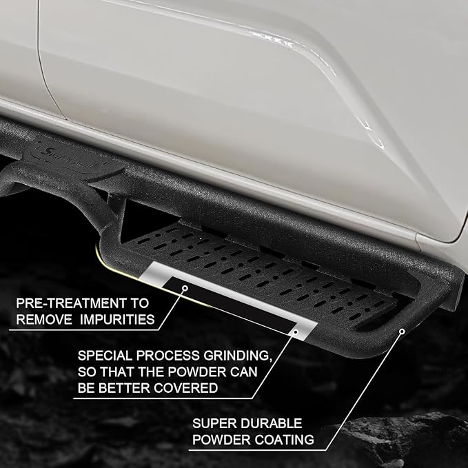 Running Boards Compatible with Vehicle 2004-2025 Nissan Titan Crew Cab - Image 8