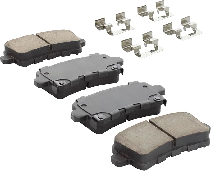 Premium Ceramic Rear Brake Pads Compatible - Image 2