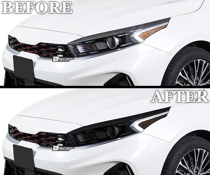 BOGAR TECH DESIGNS Full Headlight Head Light Tint Kit Compatible - Image 3