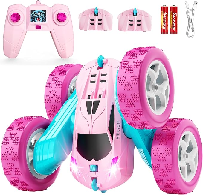 Remote Control Car, 2.4 GHZ Double Sided RC Stunt Car 360° Rotating Remote by HIEKYOIT