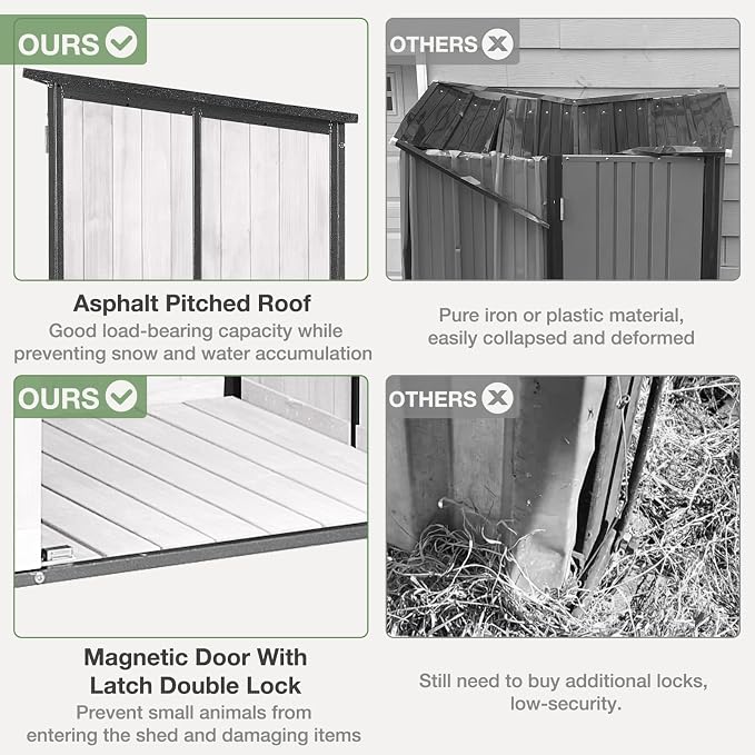 Outdoor Storage Shed with Floor - Image 5