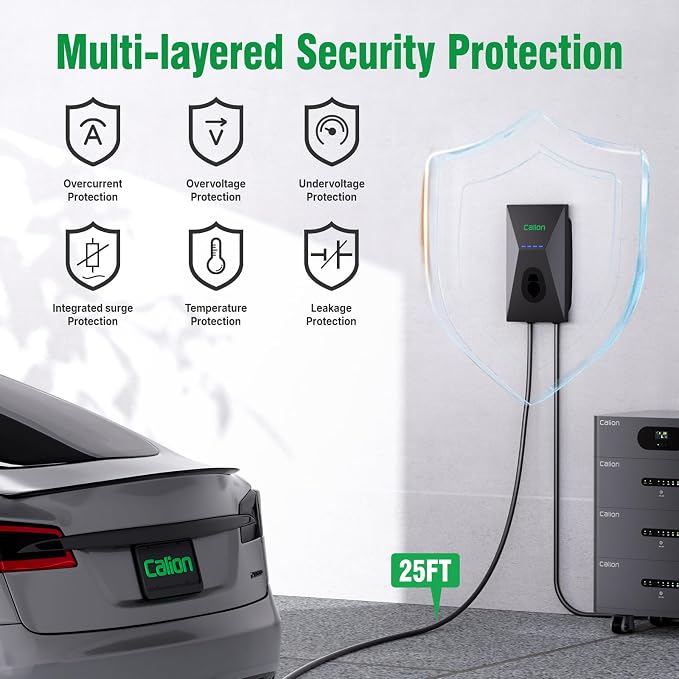 Calion Level 2 EV Charger-EV Wall-Mount Charger - Image 4