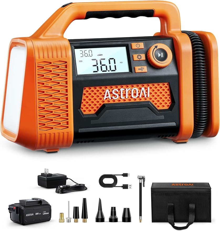 AstroAI TC3 Air Compressor Portable Tire Inflator Offroad Air Compressor by AstroAI