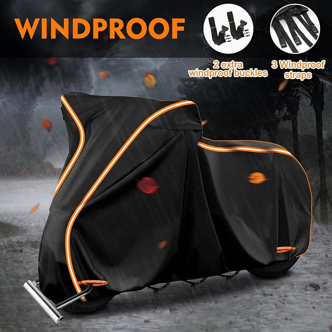 420D Waterproof Motorcycle Cover - Image 6
