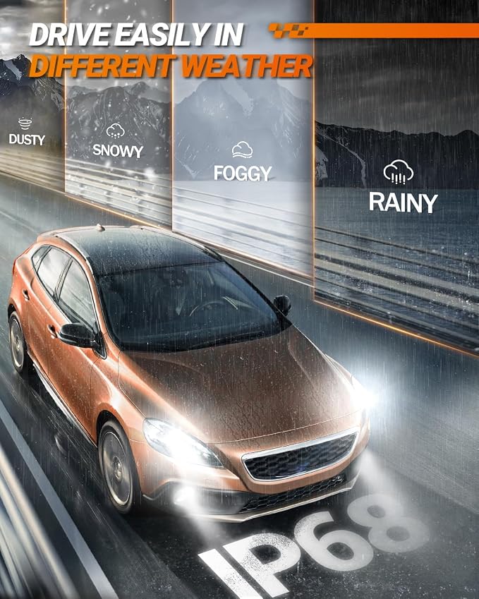 SEALIGHT H11 H8 H16 LED Fog Light Bulbs or DRL, Real 360° illumination Fog Bulbs - Image 4