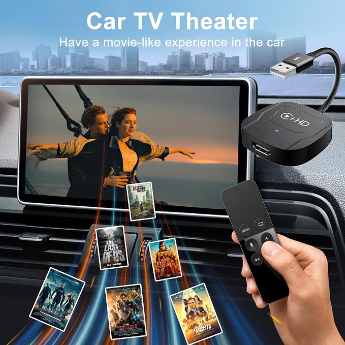 Wireless CarPlay Adapter for Apple, Plug and Play CarPlay Wireless Adapter - Image 6
