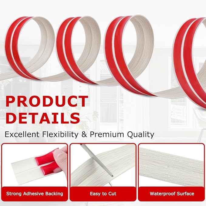 Flexible Wall Corner Protector Moulding Trim Peel and Stick Wall Corner Guards - Image 2