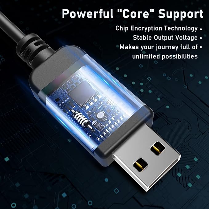 Radar Detector Cable, USB to DC3.5 Plug Cable, - Image 2