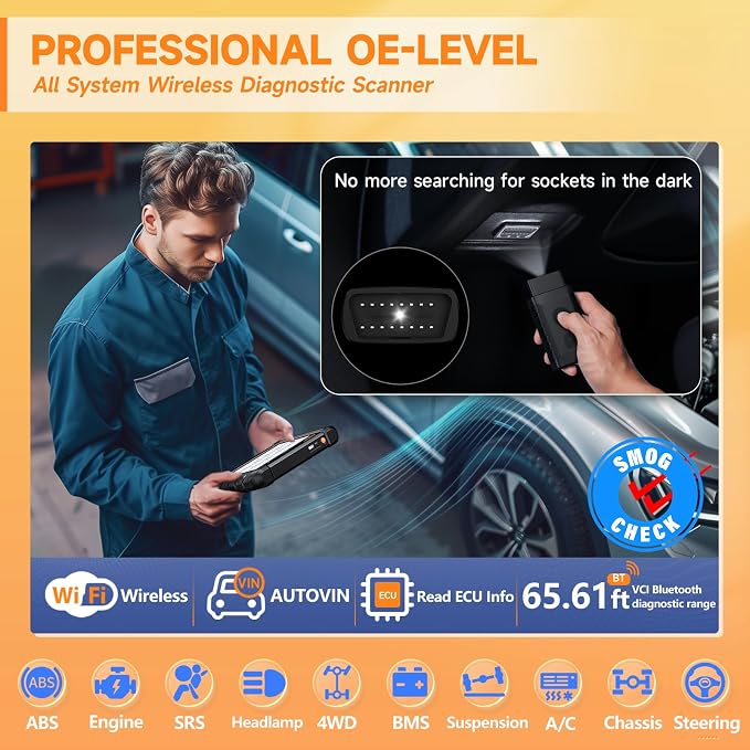 2025 FOXWELL Scanner NT809BT Bidirectional Scan Tool, All System OBD2 Scanner - Image 5