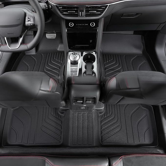 Floor Mats Set for Ford Escape 2020-2024 2025 Accessories, Full Coverage All - Image 3
