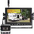 Haloview MC7108 Wireless RV Backup Camera System 7'' Monitor Built in DVR Rear by Haloview