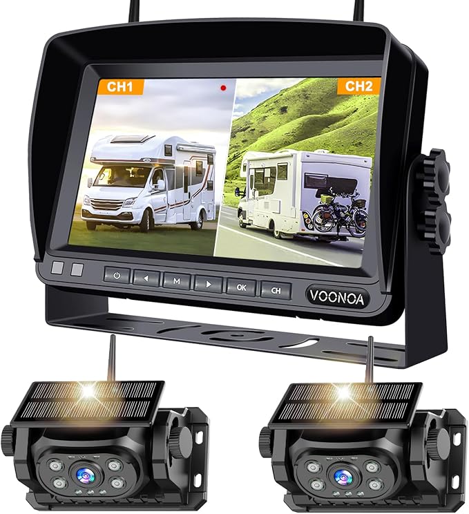 2 Magnetic Wireless Backup Camera by VOONOA