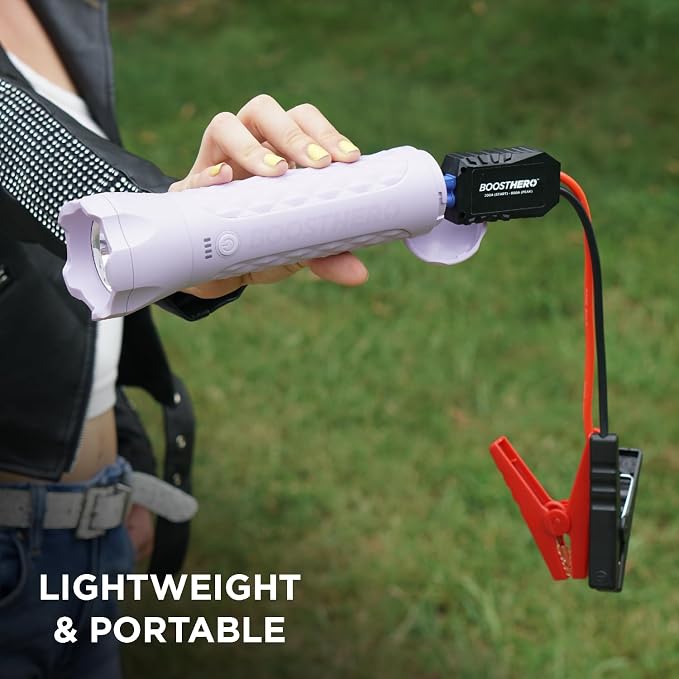 BoostHero Portable Car Battery Jump Starter, 000mAh Power Bank, LED Flashlight - Image 6