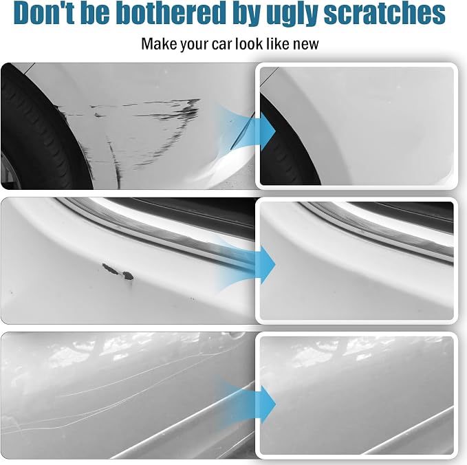 White Car Paint Touch Up, Car Paint Scratch Repair Pen, Color Accurate - Image 2