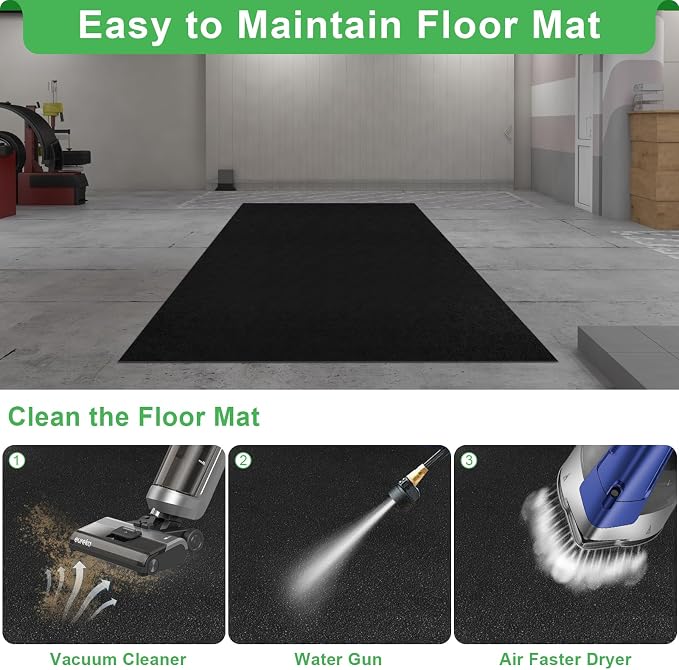 Golf Cart Parking Mat 9.84 ft. x 4.92 ft, 3.0MM Thickened Oil Absorbent - Image 6