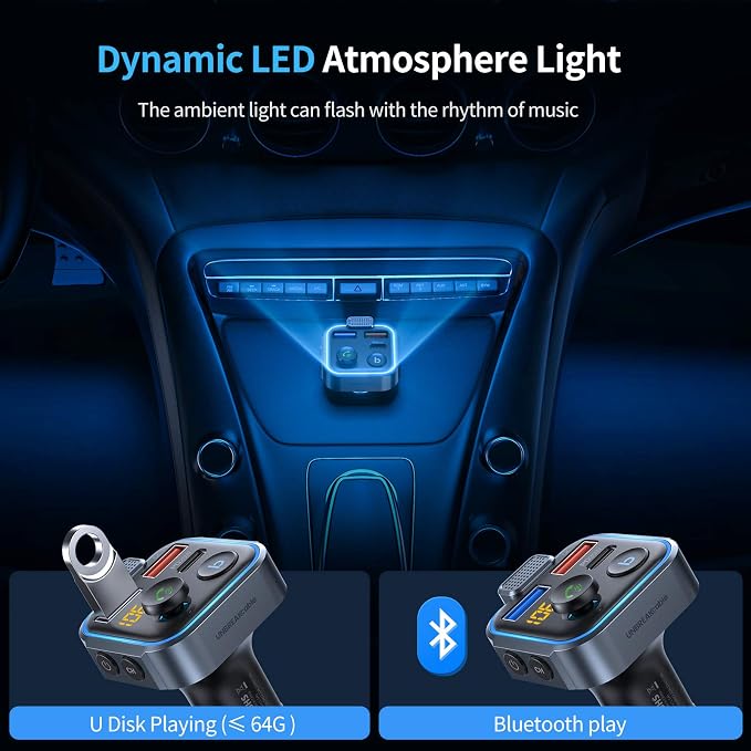 UNBREAKcable Bluetooth 5.3 FM Transmitter - Image 6