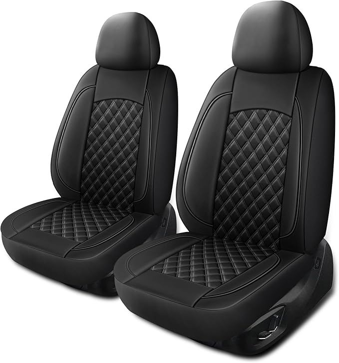 Leather Car Seat Covers, Breathable and Waterproof Napa Leather Automotive Seat by HChengkikz