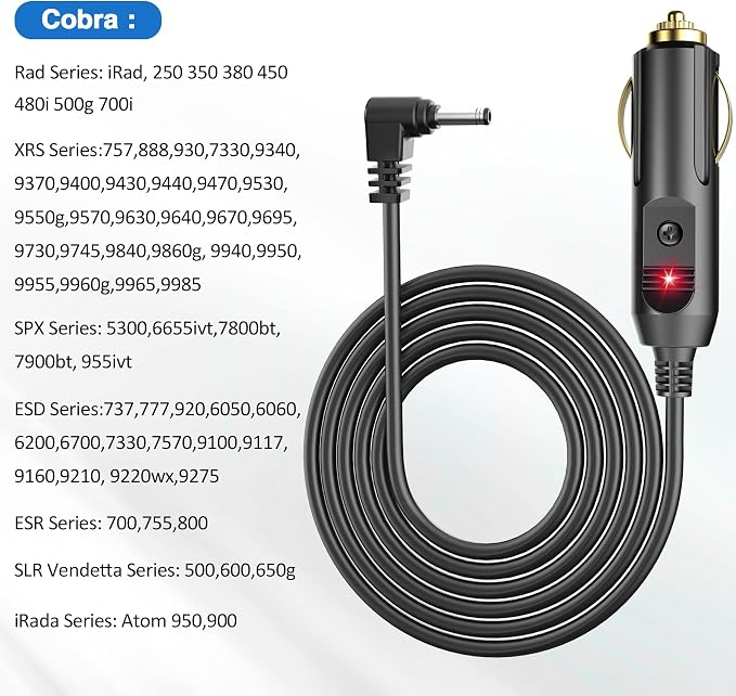 Radar Detector Power Cord Compatible - Image 2