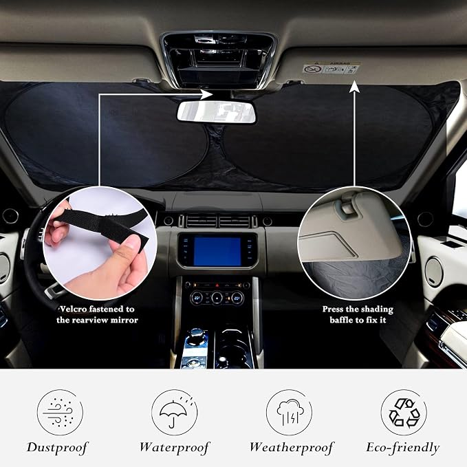 for Ford Transit 2015-2023 2024 2025 2026 Car Windshield Sunshade Sun Shield - Image 3
